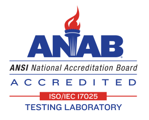 ANAB Accredited ISO 17025 Testing Laboratory